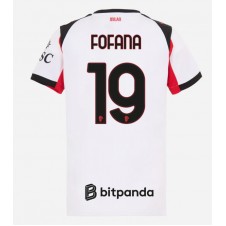 AC Milan Youssouf Fofana #19 Bortedrakt Kvinner 2025-26 Kortermet